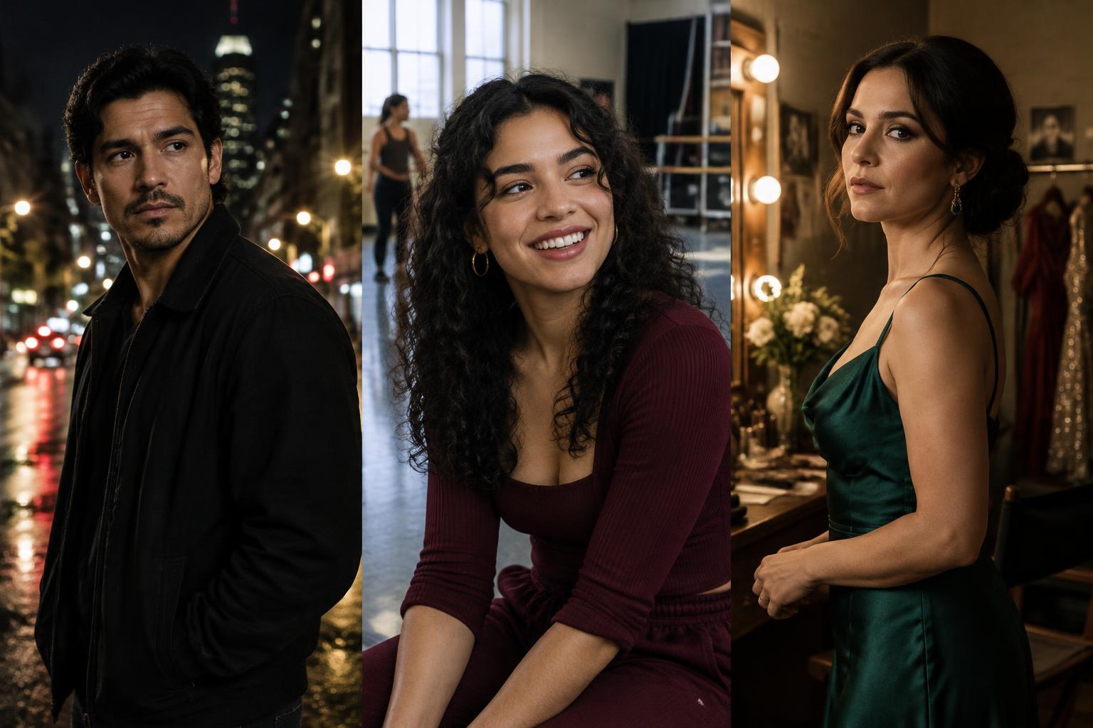 Illustrative Neovela ensemble cast portraits